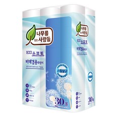 Namureul Simneun Saramdeul ECO Soft3層廁用捲筒衛生紙 27m, 30捲, 1袋