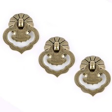 MONESPACE 復古傳統家具把手 5118 1孔 3入 + 螺絲隨機出貨 3入組, 1套