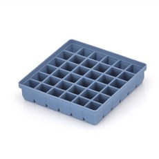 年輕人市集 矽膠製冰盒 36格, 靛藍