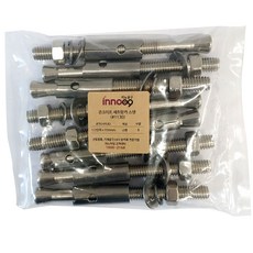 Innotime 混凝土不鏽鋼套管壁虎 12 x 150 mm 1130, 8個