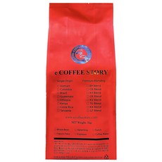 咖啡故事危地馬拉安提瓜SHB水洗豆咖啡, 無研磨咖啡豆, 1kg, 1包