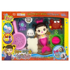 美人魚造型沐浴玩具, 混色