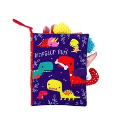 趣味恐龍印花遊戲布書, 混色