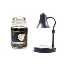 洋基蠟燭大爵士 + 高低蠟燭加熱器 + 燈泡 2 件套, 暖色（古黑）、蠟燭（仲夏夜）