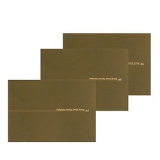 Mailseutonsamyugo 藝術紙, 米白色, 3個