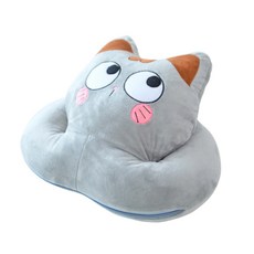 GUNU 냥냥이 낮잠 베개 쿠션, 눈뜬냥이