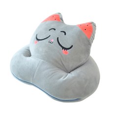 GUNU 냥냥이 낮잠 베개 쿠션, 눈감냥이