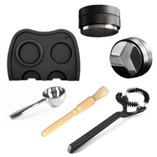 KALDIN 咖啡機清潔刷多合一套裝 58mm SG-01, 黑色, 1套