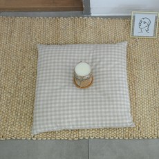 簡約靠墊套, 小支票