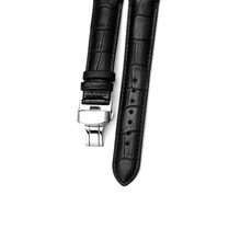 Galaxy Active 1/2/Watch 3/Watch4/Watch4 Classic 20mm皮革錶帶 40/41/42mm通用, 黑色的, 1個