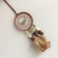 I Love Home 鐘聲鹿頭捕夢網, 棕色