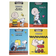 花生史努比剪貼板查理布朗和史努比友誼 4 件套 A4, 綠色, 檸檬, 天空, 黃色, 1套