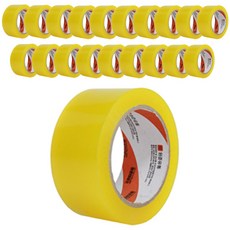 WONJUNTAPE Wonjun膠帶透明光包裝48mm x 80m, 單一顏色, 20個