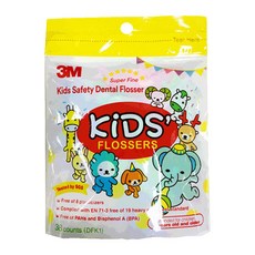 3M 兒童牙線棒, 38支, 1包