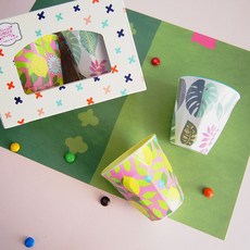 진저 유아 디자인 컵 2종 세트 중, 프리티리브,  레몬에이드, 1세트