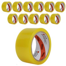 WONJUNTAPE WONJUN膠帶透明包裝48mm x 40m, 單色, 12個