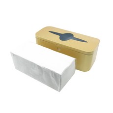Morning Dew無螢光擦手紙 100張+金色盒, 1套