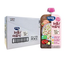 아이밀 처음이유식 100g, 닭고기 + 파프리카 + 애호박 혼합맛, 10개