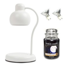 洋基蠟燭 Rajiza + Sodam 蠟燭加熱器 + 燈泡 2 件套, MIDSUMMER'S NIGHT, 暖色（白色）、蠟燭（仲夏夜）