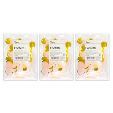 Joyparty 派對裝飾圓形紙片 3入, 玫瑰金