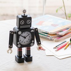 FLaiTO 機器人靜音桌鐘, 黑色