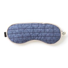 糙米草本冷熱敷兩用眼罩 海軍藍, 1件, 1個