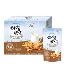 아침햇살 아몬드 땅콩 음료, 190ml, 10개