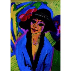 圖畫館葛達的肖像拼圖 GF10-00435, 1000件, 混色