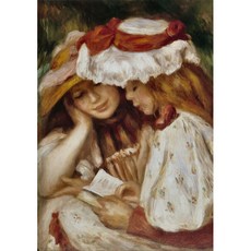 Graphica讀書的兩位少女拼圖 GF10-00267, 1000件, 混色