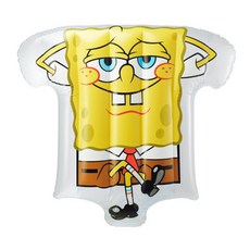 Colley 充氣氣墊 海綿寶寶款, 黃色的