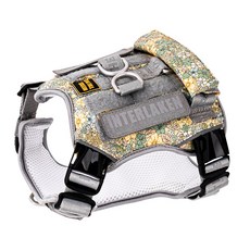 Needs the Pet. 圖案 Interlaken 迷你狗狗胸背帶, Flower Yellow