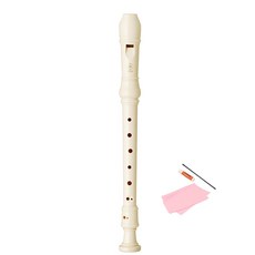 야마하 소프라노 리코더 바로크식 YRS-24B + 패키지 B, 흰색, 1개