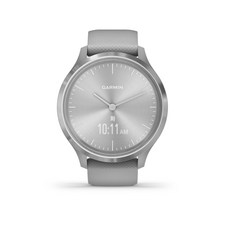 가민 비보무브 3 스마트워치 한글판, 파우더 그레이 + 실버, 44mm, GPS