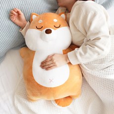 MOCHI TOWN 動物造型靠墊+眼罩, 芝