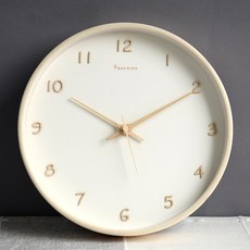 MJK 300 可愛木質靜音壁鐘, 牛奶