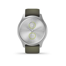 가민 비보무브 스타일 스마트워치 한글판, 모스 그린 + 실버, 42mm, GPS