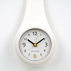 MJK 水滴浴室時鐘, 白色