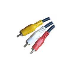 光纖數位音訊光纜 TOSLINK RCA 轉接頭 3RCA 公 3m, 單一商品