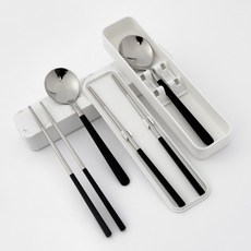 攜帶式餐具組, 白色, 2套