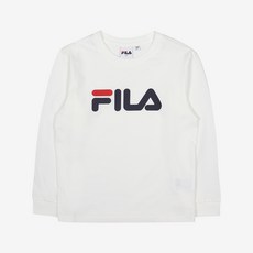 휠라키즈 아동용 우노 롱슬리브 티셔츠 FK2RLC3101X