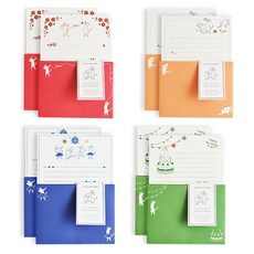 Somssi Cat Pylon 紙套 4 件, 紅色、橙色、綠色、藍色, 2套