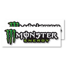 賽道賽車贊助商塗裝車用貼紙印刷款, 2個, Monster Energy