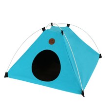 펫트롱 애견 인디언 텐트 PTR334, 블루, 1개