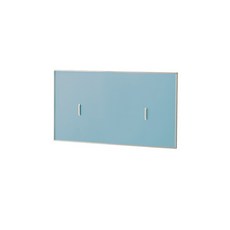 코아스 사무용 책상 V6 측면 상부 스크린 패브릭 방문설치, 블루