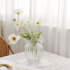 透明波浪花瓶, 單色