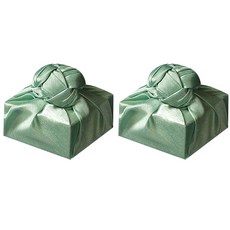 tongshop 絲質單層包袱巾 130 x 130 cm, 粉彩綠(662), 2個