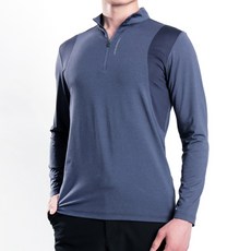 마운틴벨리 남성용 간절기 기능성 등산복 반집업 긴팔 티셔츠 MVP9182 2p