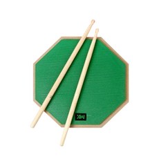 이디오 연습용 드럼패드 30 x 30 x 2.5 cm, 그린, 1개
