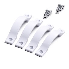 쏘렌토홀 건축손잡이 화이트 P64 4p + 전용피스 8p, 1세트