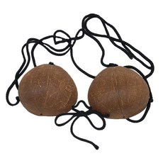 椰子殼內衣派對道具, 混色, 1組